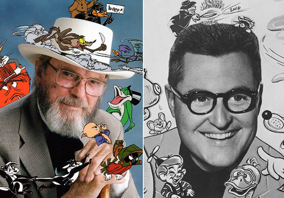 Chuck Jones (left) and Bob Clampett