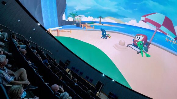 Jesús Pérez Irigoyen dome animation for Cosmonaute
